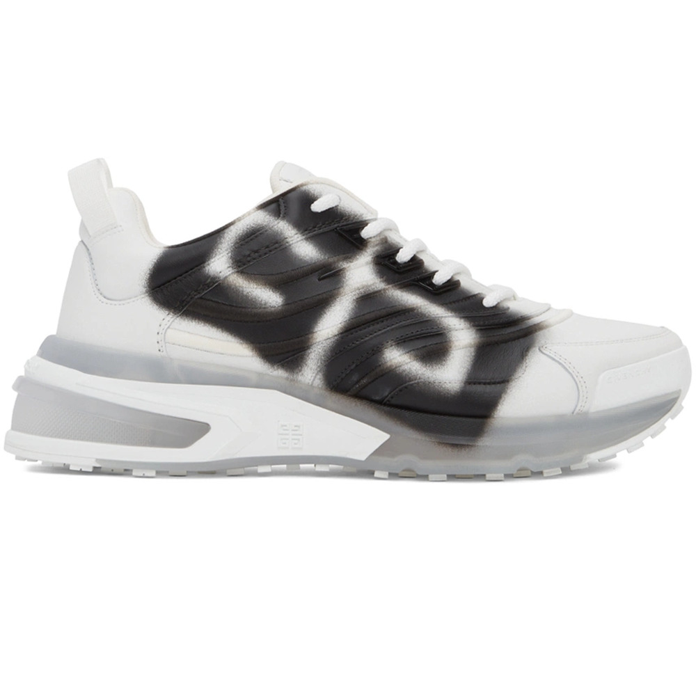 Givenchy Chito Edition GIV 1 Graphic Chunky Sole Basketball Sneakers White EU 36